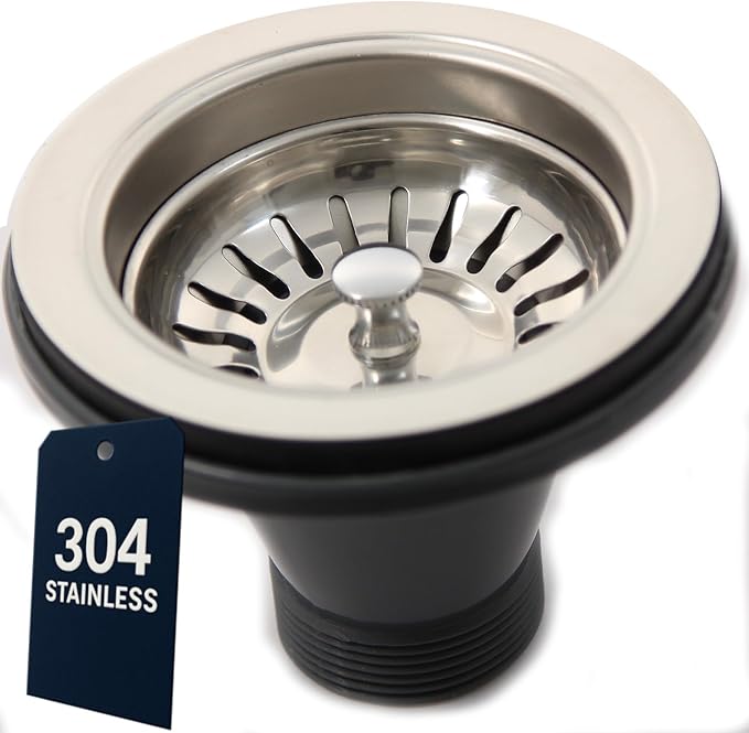 Nantucket Sinks NS35L Standard Kitchen Basket Strainer Drain