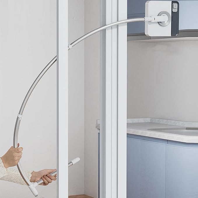 Window Squeegee Professional, 51 Inch Extendable Squeegee with Dual Scrubber, Outside Window Cleaner Tool, USO en casa