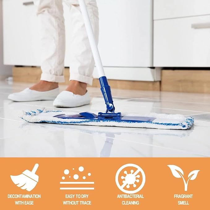 Multi-purpose Floor Cleaner, Powerful Decontamination Floor Cleaner, Laminate Floor Cleaners Concentrate Wood Floor Cleaning Polishing Brightening for Tile and Wood Floors (1 Set)