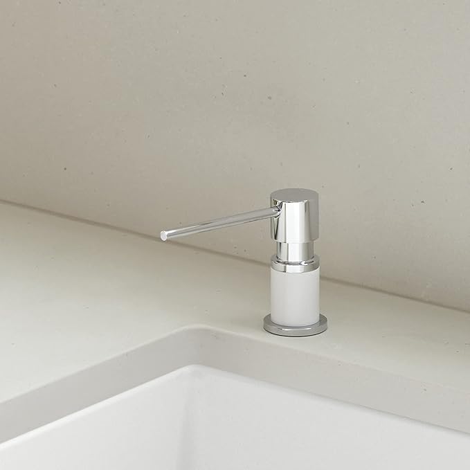 BLANCO, White 402307 LATO Kitchen Soap Dispenser, 10 oz