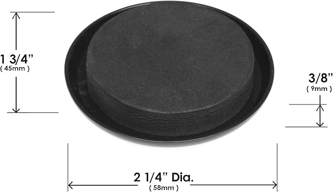 Slipstick GorillaSliders 2-1/4 Inch Round Furniture Sliders for Carpet & Rugs (16 Pack) Premium Reusable Furniture Movers for Sliding Furniture Easily, Plastic Slider Feet Coasters