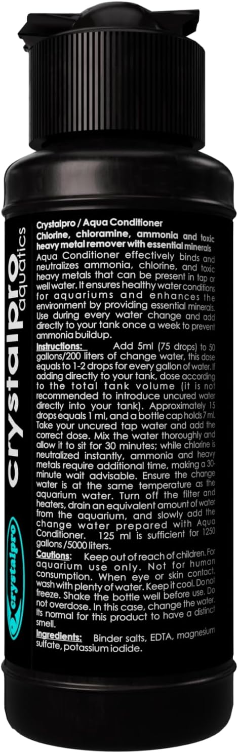 Aqua Conditioner - Treats 5000 Gallons - Aquarium Water Conditioner - Neutralizes Chlorine and Ammonia 16.9 Oz