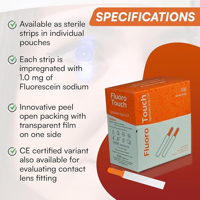 Fluoro Touch Strips - 300 Strips by KASHSURG