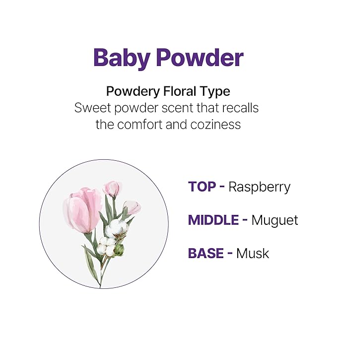 KUNDAL Korean Shampoo and Conditioner Set [Baby Powder] Salon-quality, Long Lasting Scent, Moisturizing, Sulfate-Free, Argan & Macadamia Oil, Korean Hair care, 16.9 fl oz each, Valentines Day Gifts