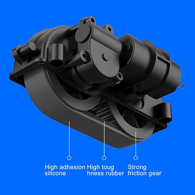 Window Cleaning Robot, 100 to 240V 2800Pa Auto Adjust Suction Power AI or Remote Control Pathway Planning Low Noise Robot for High Rise