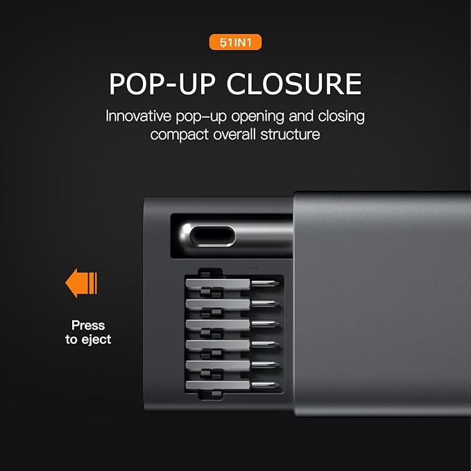 51-in-1 Mini Precision Screwdriver Sets, Portable Magnetic Mini Repair Tool Kit for Phone, Computer, Watch, Laptop, Macbook, Ring Doorbell, Eyeglass, Electronic, Screw Driver