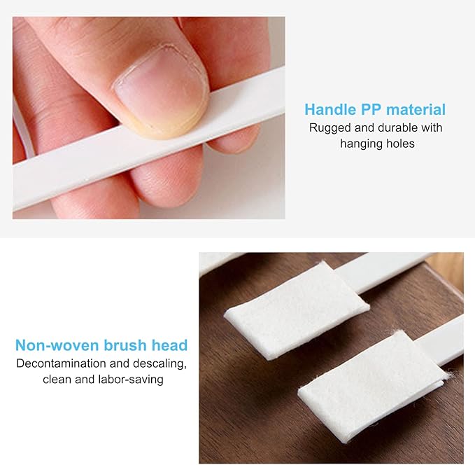 Disposable Crevice Cleaning Brushes, Disposable Toilet Bowl Brushes Crevice Hole Brushes Detail Cleaning Brushes for Toilet Corner, Window Groove, Door Track, Keyboard, etc(42 PCS)