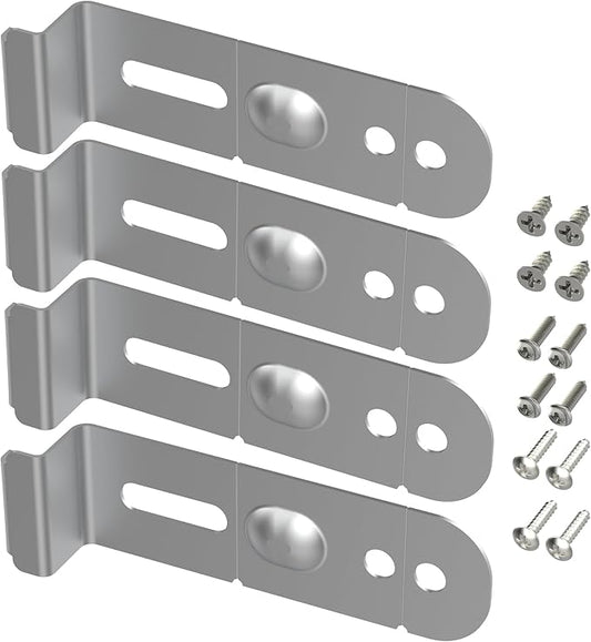 2-Pack DD94-01002A Dishwasher Assembly Install Kit, Fits for Samsung Dishwashers Mounting Bracket, Replaces AP4450818 2077601 PS4222710 EAP4222710 for Granite or Countertops, 4 Brackets & 12 Screws