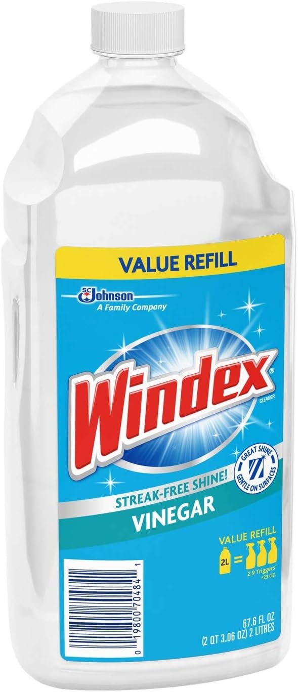 Windex Vinegar Multi-Surface Cleaner Refill, 2 L (2)