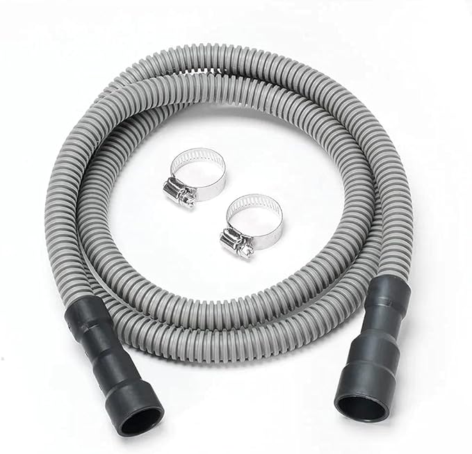 Dishwasher Drain Hose - 10 Foot - Corrugated and Flexible Hose for Installation or Replacement from Kelaro