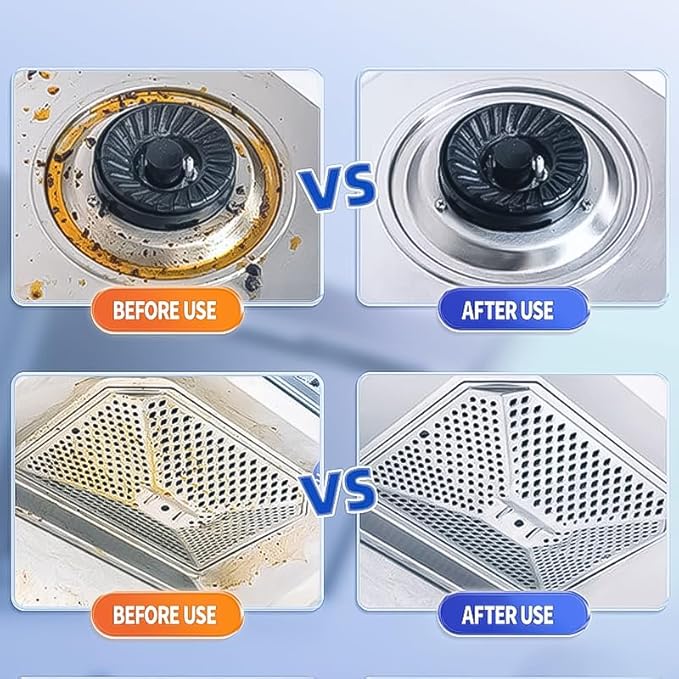 LANWEXY-Heavy Duty Glass Stove Top Oven Bbq Grill Microwave Cooktop Cleaner Spray、For Outdoor Grill Electric Stove Top、Non Toxic Fume Free (1 bottle【trial pack】)