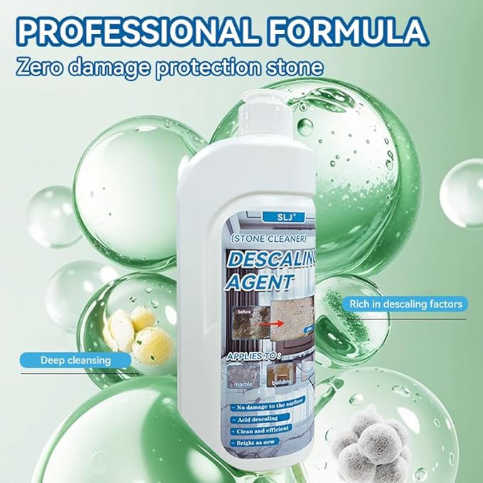 500ml Marble Cleaner Remover Granite Descaling Agent Stone Stain Cleaner Professional Stone Cleaning - Stain Remover for Cleaning Concrete, Marble, Granite, Tile