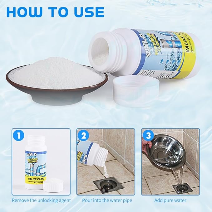 Sink Drain Cleaner, 2025 New Sink and Drain Cleaner, Multi-functional pipe unclogging agent, Powerful Sink Cleaner for Kitchen and Pipes Cleaning Tool (1PCS)