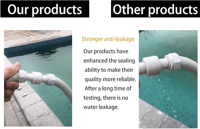 MAKHOON Upgraded Pool Cleaner Hose Ball Bearing Swivel D20 for 180 280 380 3900 Kreepy Krauly ED05 Pool Cleaner Ball Bearing Swivel D20, D-20 (6)