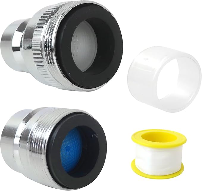 Dishwasher Faucet Adapter, Faucet Adapter for Portable Washer, Dishwasher Snap Adapter Connection, for Kitchen/Bathroom Faucet, Chrome