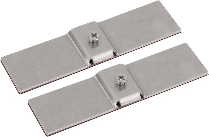 𝙐𝙥𝙜𝙧𝙖𝙙𝙚𝙙 Granite Dishwasher Mounting Brackets Replacement Dishwasher Installation Bracket on All Solid Surfaces, Quartz, Corian, Granite, and Marble Countertops - 2 Pack