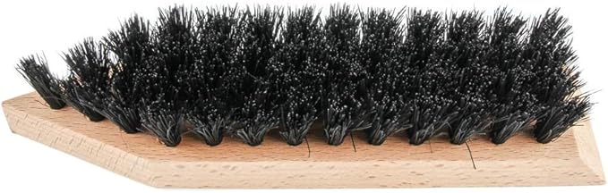 Hardwood Stiff Coco Bristle Shoe & Boot Cleaning Brush- Removes Tough Dirt & Debris (2 Pack)