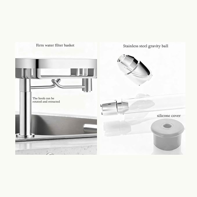 Deluxe Multi-Purpose Kitchen Sink Soap Dispenser Kit, Integrated Built-in/Countertop Liquid Pump, Extra-Long 3.9ft Cuttable PVC Hose, Weighted Gravity Ball & Enhanced Suction for Seamless Dishwashing