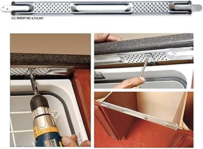 Mounting Bracket Made in USA! Dishwasher Bracket For Granite, Quartz and Any Other Countertop