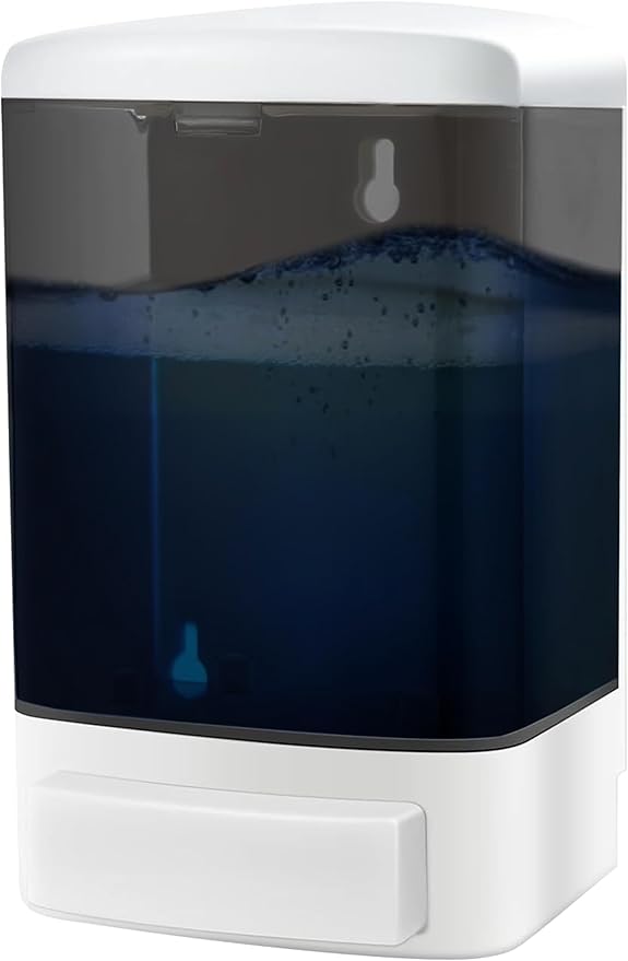 Manual Soap Dispenser 33oz Wall Mount Commercial Hand Soap Dispenser for Bathroom, Kitchen, Refillable Shampoo & Conditioner Dispenser for Liquid Gel