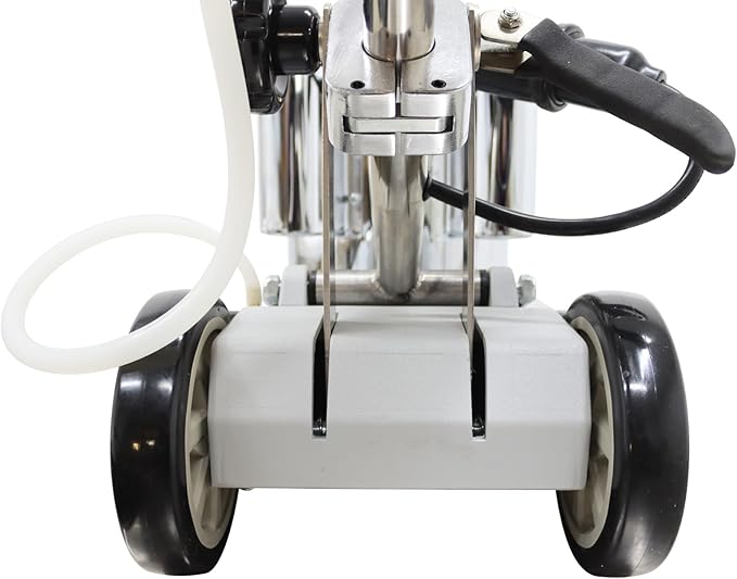 1.8KW Stone Ground Grinding and Polishing Machine Walk-Behind Concrete Floor Polisher with 17" Chassis Diameter Dust-free System with 12L Water Tank for Marble Granite Terrazzo 175RPM 110V