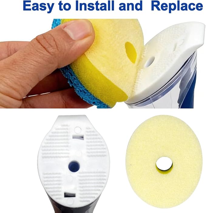 CELOX Dish Sponge with Handle, Dish Sponge with Soap Dispenser