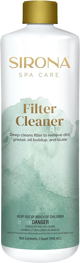 Sirona Spa Care Spray & Rinse Filter Cleaner for Spas and Hot Tubs, 16oz