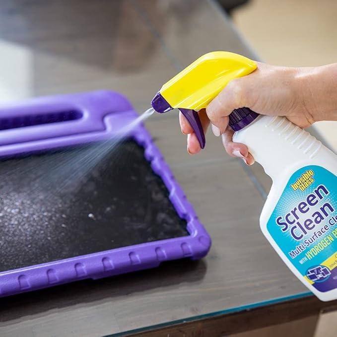 Invisible Glass 92013-4PK 16-Ounce Screen Clean Multi-Surface Cleaner Perfect for Touch Screens, Smart Phones, Tablets, Laptops, Glass, and Electronics, Pack of 4