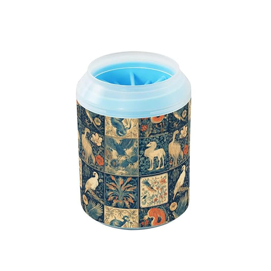 Dog Paw Cleaner Cups for Dogs Pets Foot Washer Paw Scrubber for Medium Small Cats Dogs Cleaning Cup Multicoloured Animals