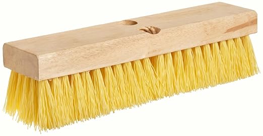 Weiler 44438 12" Block Size, 6 X 20 No. of Rows, Wood Block, Polypropylene Fill, Deck Scrub Brush, Natural (Pack of 12)