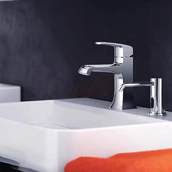 Automatic Liquid Soap Dispenser Touchless for Bathroom and Kitchen with 33.81oz/1000ml Upgraded Infrared Sensors Built in Sink Soap Dispenser for Smart Home
