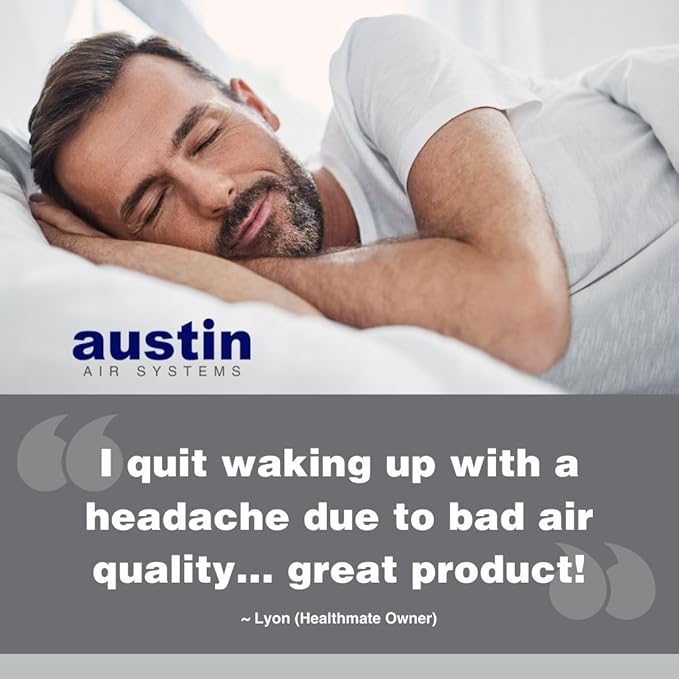 Austin Air HealthMate Standard Air Purifier, Black - Advanced 4- Stage Filtration Air Purifiers For Home with Activated Carbon & Zeolite - Ideal as Air Purifiers for Bedroom, Model B400