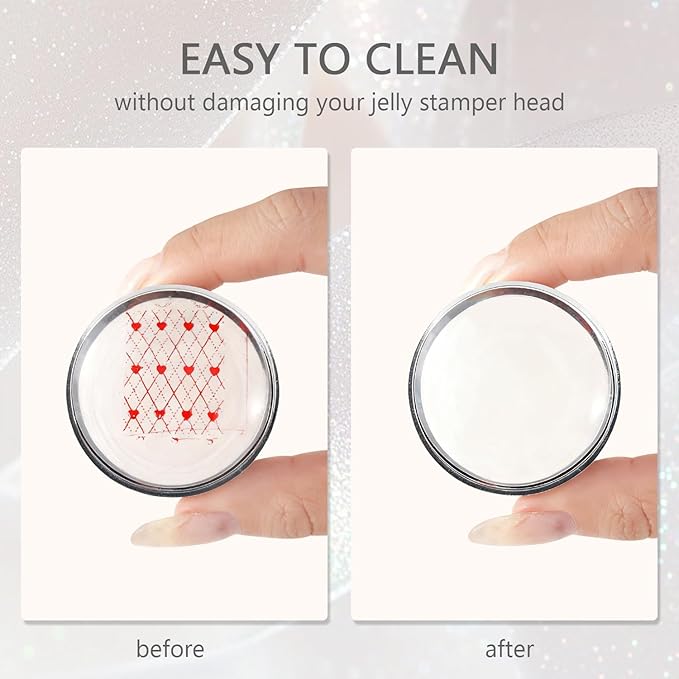 Nail Stamper Sticky Cleaner Roll with Case, Adhesive Paper Stickers for Stamping Gel Polish Removal, Lint Roll Cleaning Sheets, Nail Stamper Accessories Manicure Salon Supplies (Black)