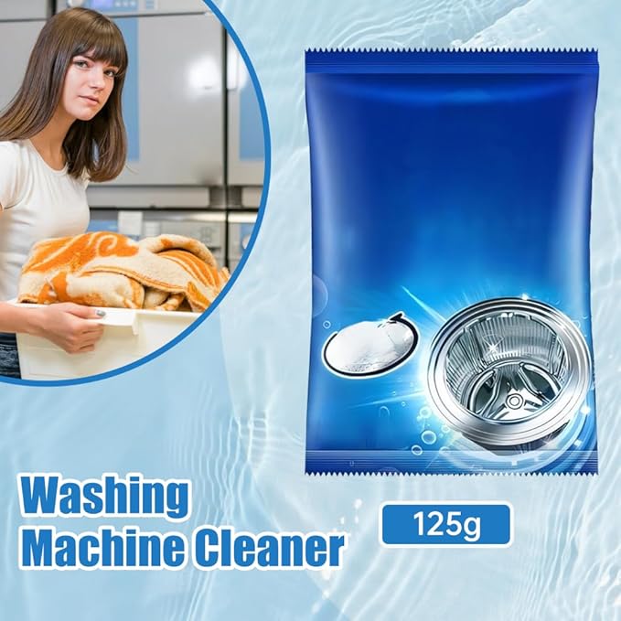 Washing Machine Cleaner, 2026 New Powerful Stain Remover for Washing Machine Tanks - Deep Clean Solution for HE Top Load and Front Load Washers, Descaler for Drum, Tub & All Internal Parts (6Pack)