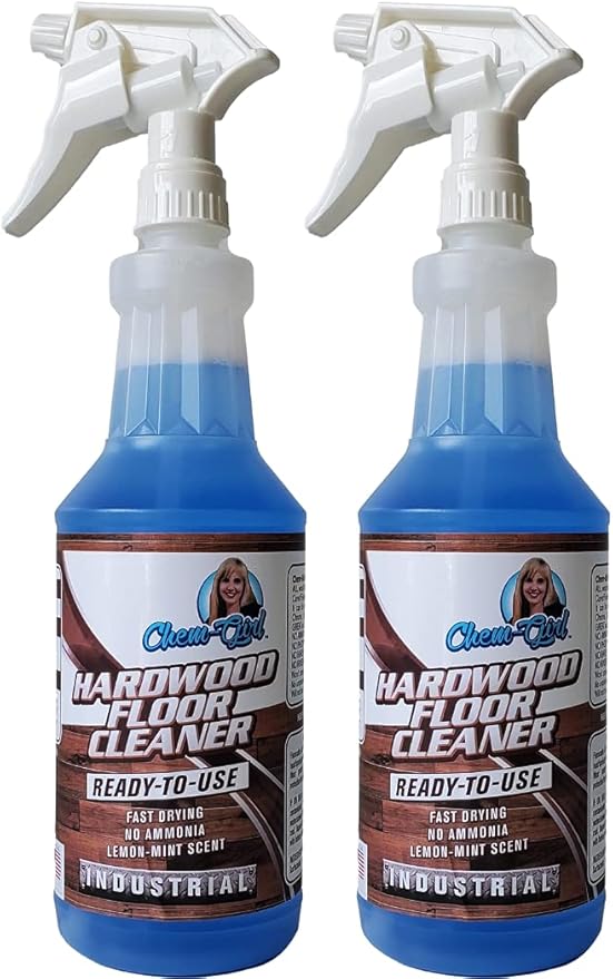 HARDWOOD FLOOR CLEANER - Pack of 2 Quarts