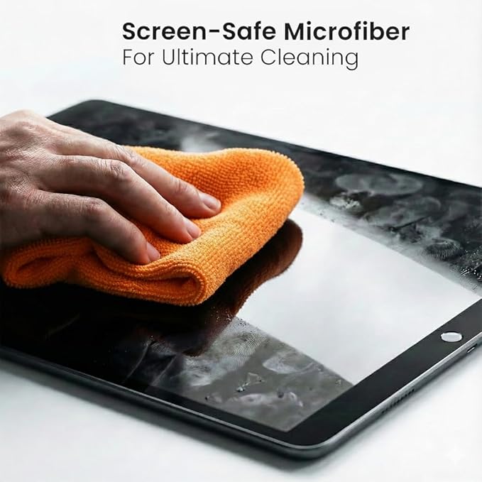 Screen Cleaner Spray - TV Screen Cleaner Spray and Microfiber Cloth kit, Computer Screen Cleaner & Car Screen Cleaner for TV, Monitor, Laptop, MacBook, iPad, iPhone and Electronic Devices - 2 Pack