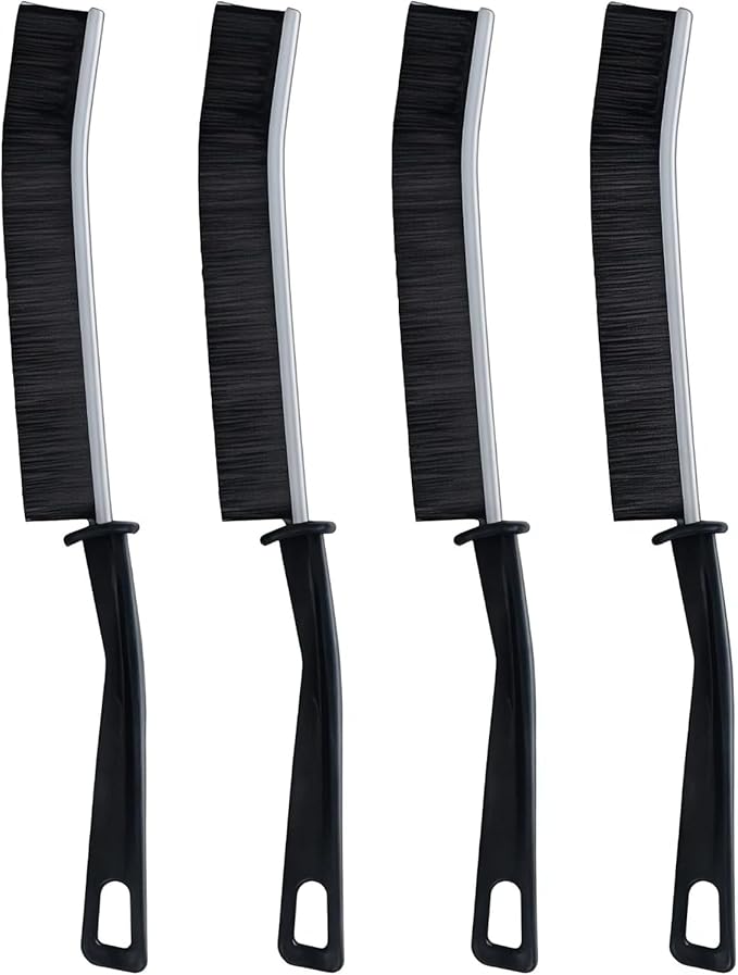 5 PCS Crevice Cleaning Brush Set, Extremely Skinny Gap Cleaning Tools,Hard Bristle Gap Brush for Bathroom & Kitchen, Grout Cleaner Tool for Window Tracks and Tile Lines,Car Detailing