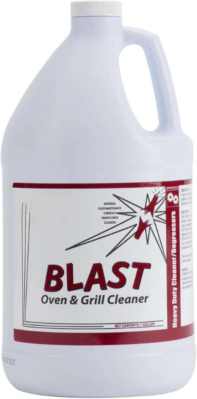 Blast Liquid Oven and Grill Cleaner, Ready-to-Use, 1 Gallon, 128 oz, Fast-Acting Odorless Formula