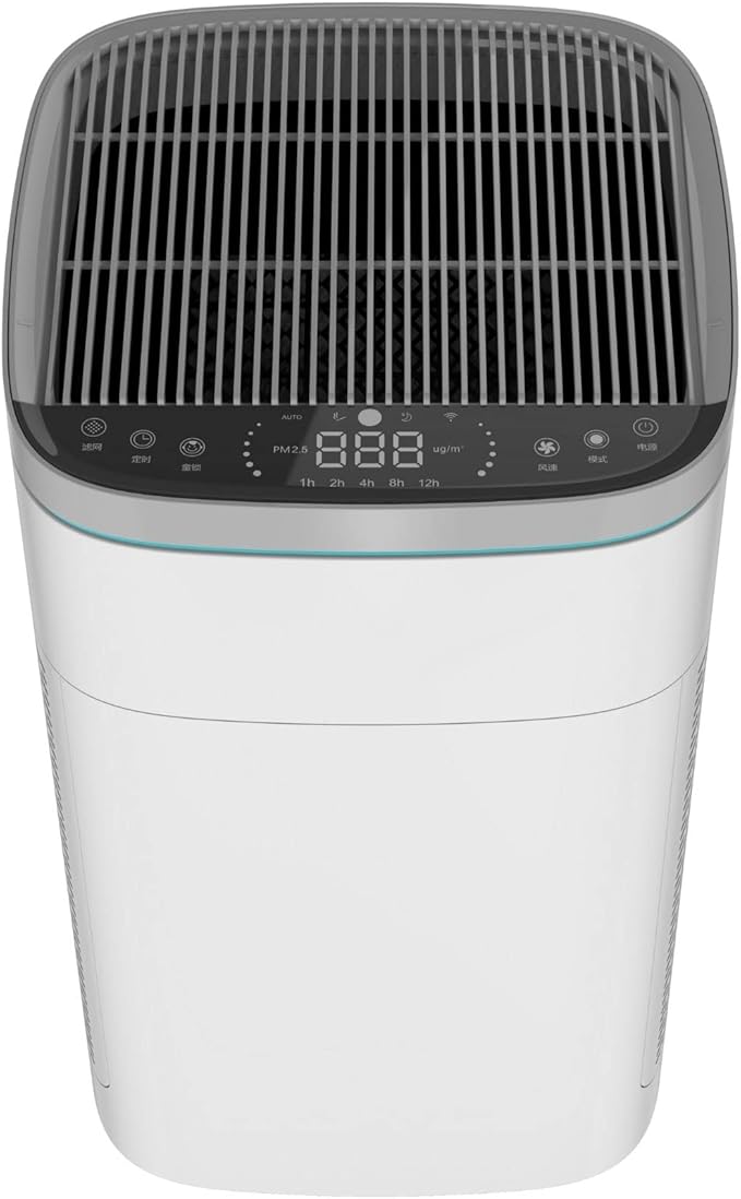 Heaven Fresh HF600 HEPA Air Purifier with Air Quality Sensor and Smart WiFi Connectivity