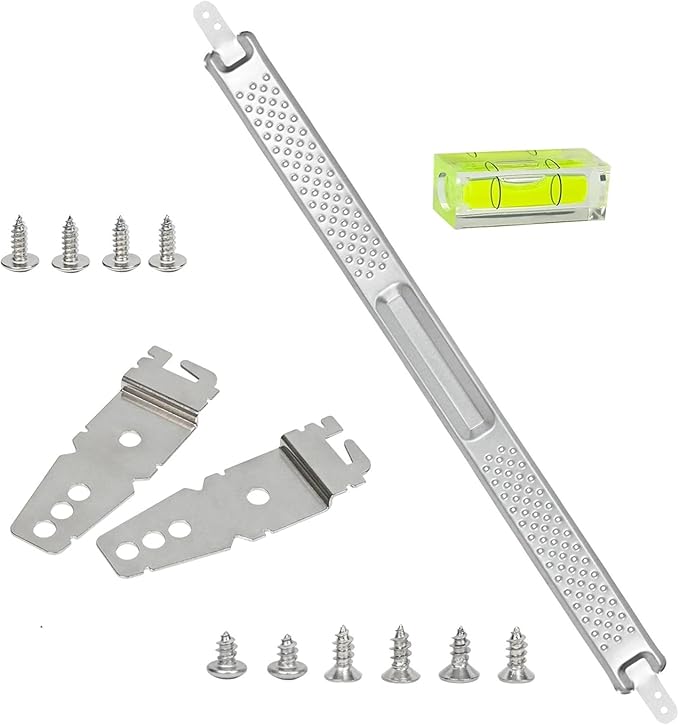W10426979 24" Dishwasher Mounting Bracket Kit - Fits Granite & Quartz Countertops - Compatible with Whirlpool, KitchenAid,Maytag,Dishwasher Mounting Bracket,8269145,AP5607641,231179,AH3632890and More