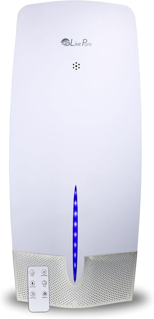 LivePure Air Purifier w/Granular Carbon Insert, LP470THP-WHT, White