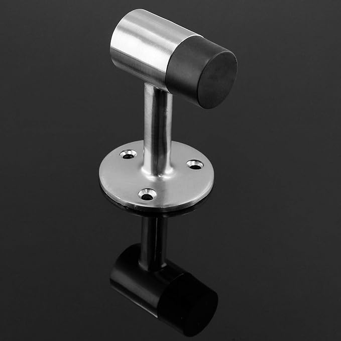 3 Inch / 75mm Heavy Duty Floor Stop, Door Stopper Stainless Steel Brushed Nickel - Pack of 1