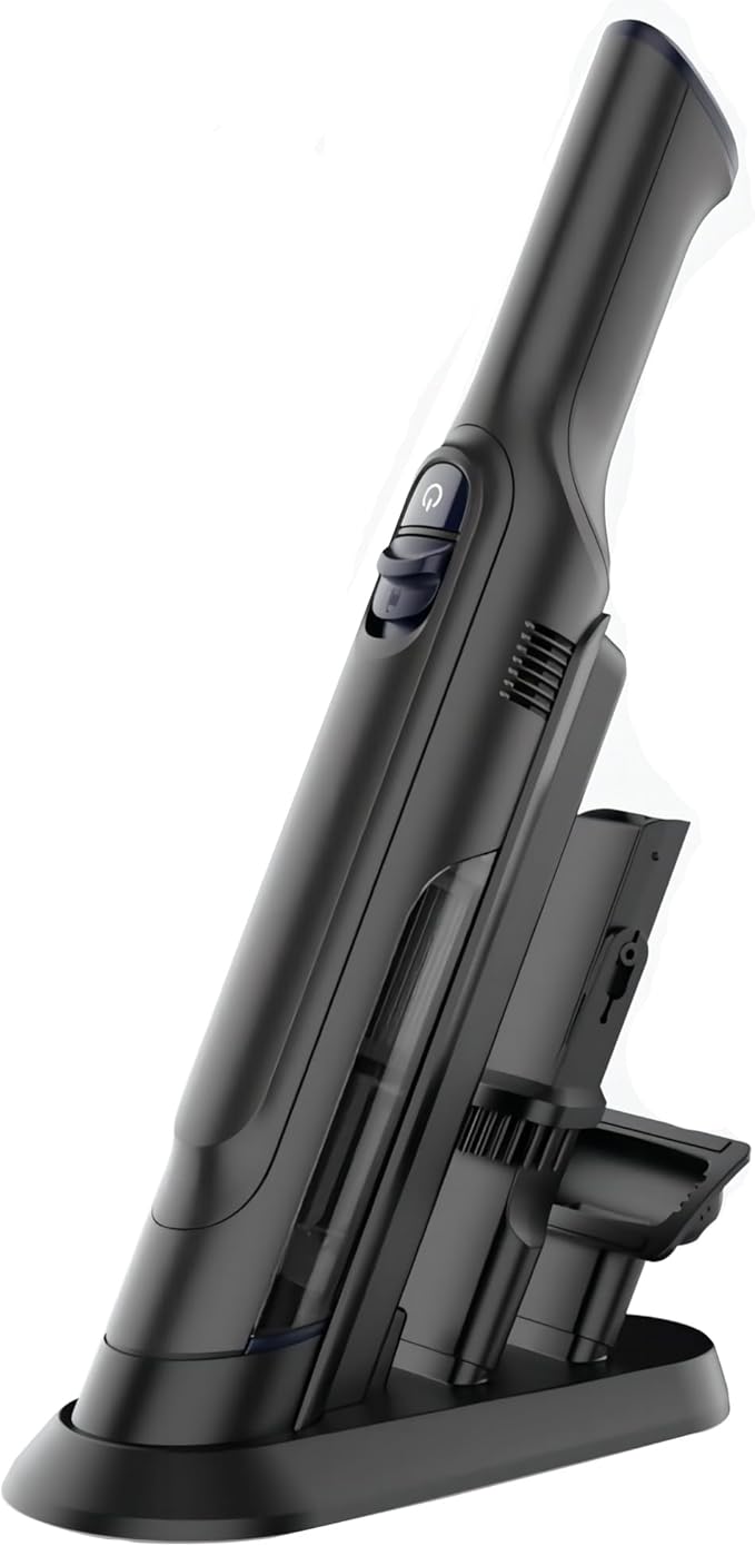 Handheld Vacuum Cordless, Lightweight 1.4lb with Powerful Suction, Charging Dock, Single Touch Empty and Detachable Dust Cup, Portable Mini Car Vac for Home Office and Pet Hair