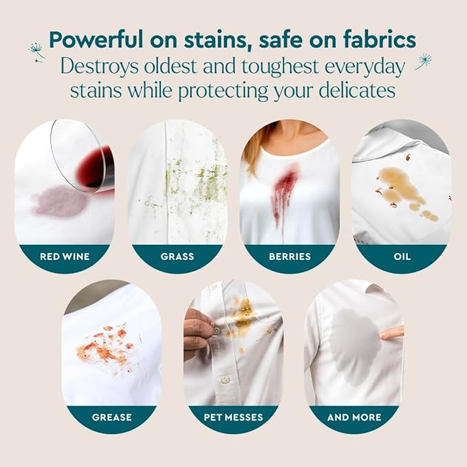 Puracy Stain Remover, Natural Travel and Laundry Stain Cleaner for Clothes, Baby Essentials, Kids Stains, Oil and Fabric Spot Cleaner, Unscented (48 fl oz, Pack of 2, and12 fl oz)