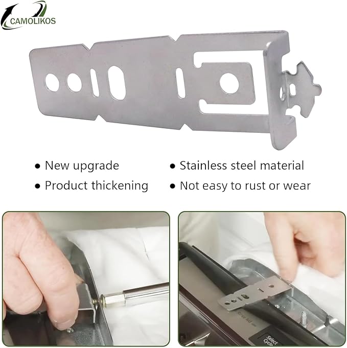 2-Pack WD01X27759 Dishwasher Mounting Bracket Compatible With GE Hotpoint Dishwasher Replacement Part