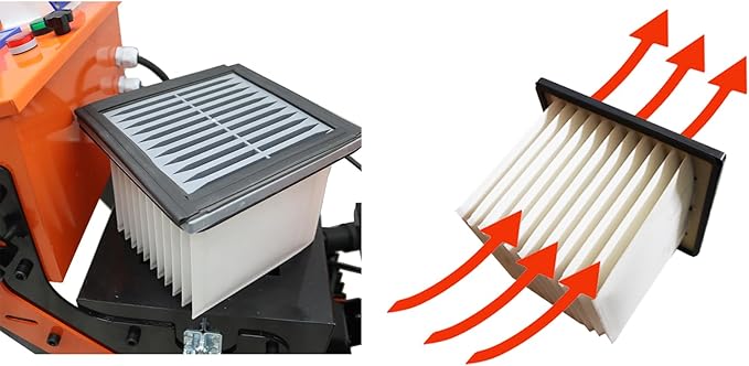 INTSUPERMAI Concrete Floor Polisher Hand-push Concrete Grinding Machine Cement Ground Grinder Floor Grinder Electric Concrete Floor Grinder Polishing Machine for Restore New and Old Ground 220V