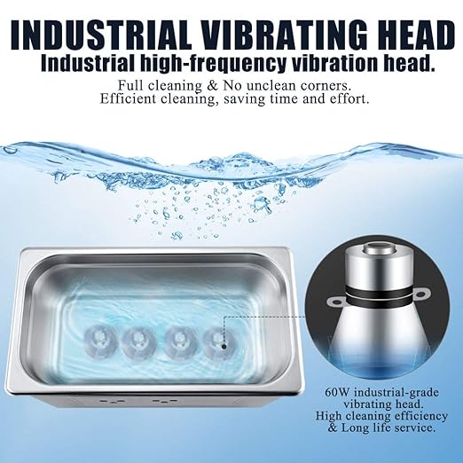 Anbull 15L/4Gal 360W Professional Ultrasonic Cleaner Machine with 304 Stainless Steel and Digital Timer Heater for Jewelry Watch Coin Glass Circuit Board Small Parts