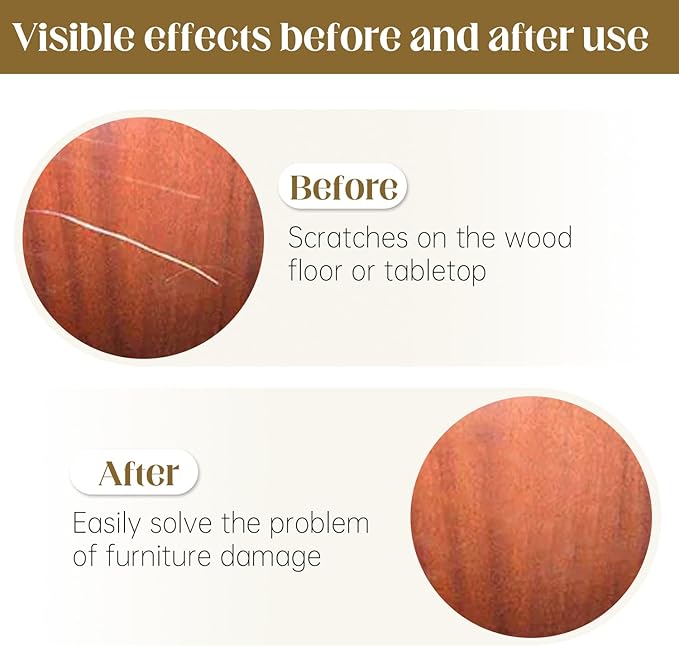 Wood Filler Sticks，20 Colors Wood Repair Wax Crayons Furniture Markers Touch up for Repairing Scratches, Scuffs, Cracks, Dings and Holes in Wood Floors, Cabinets, Furniture (Color Series)