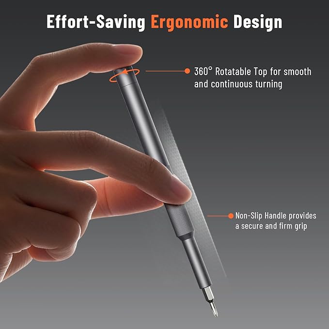 KATERK 80-in-1 Precision Screwdriver Set, Small Screwdriver Set with Magnetizer/Demagnetizer, Mini Repair Tool Kit for Phone, Computer, Watch, Laptop, Ring Doorbell, Eyeglass, Electronic