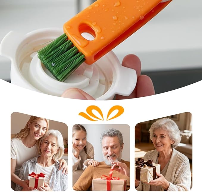 Upgrade 3 in 1 Cup Lid Cleaning Brush Set, 2025 New 12PCS Multifunctional Bottle Crevice Portable Cup Lid Cleaning Brushes, Crevice Cleaning Brush, Home Kitchen Crevice Brush Tools (2)